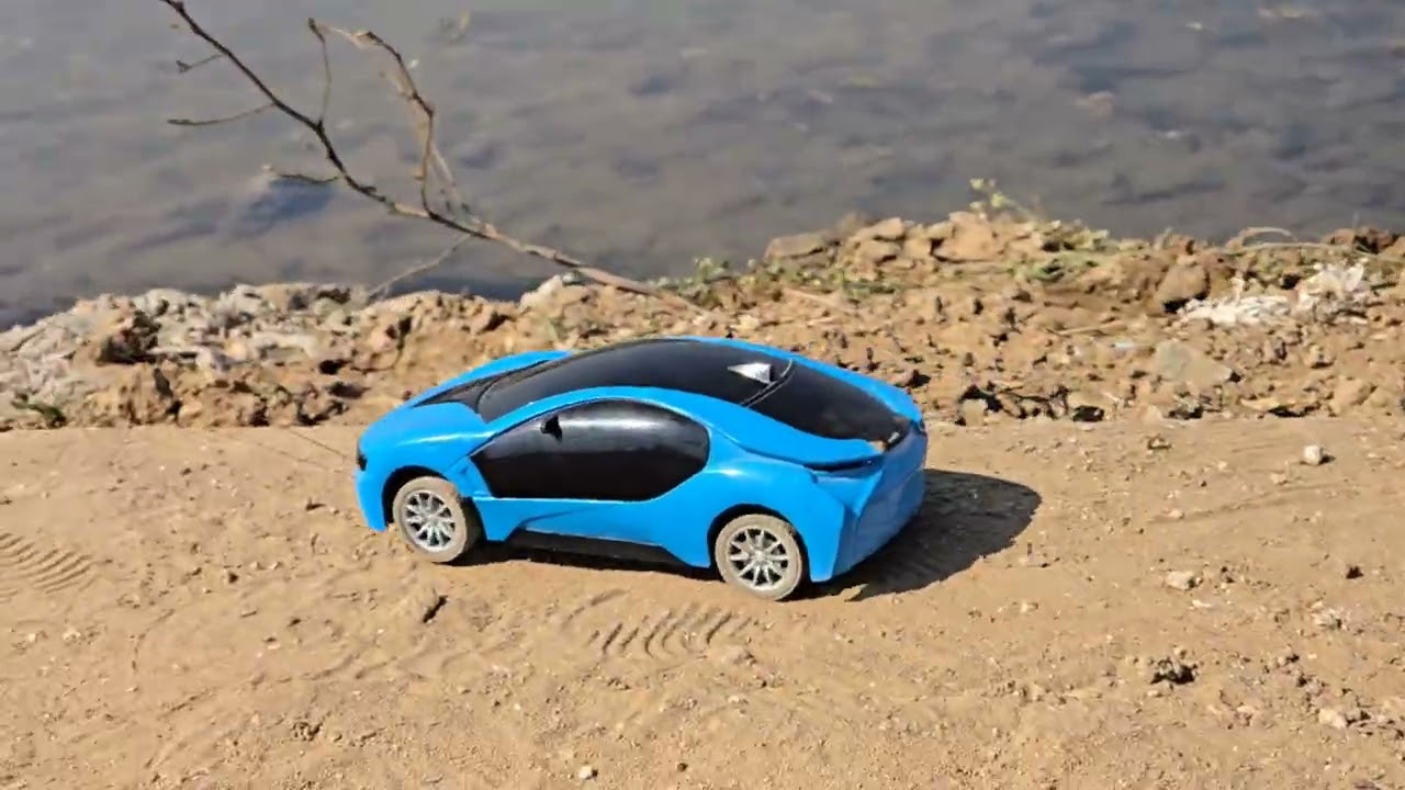 CAR FALL IN WATER POND | NS TOYS 🚗 