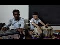 Tabla practice with my guruji