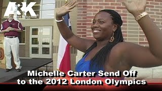 (HD) 2013 Red Oak ISD Michelle Carter Send Off Pep Rally - Allen J. Oliver Productions