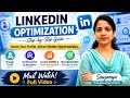 LinkedIn Optimization Tips for IT Professionals | Get More Job Opportunities #LinkedIn #profile