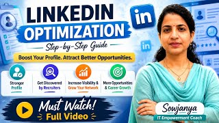 LinkedIn Optimization Tips for IT Professionals | Get More Job Opportunities #LinkedIn #profile