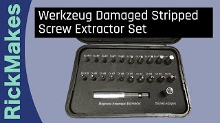 Werkzeug Damaged Stripped Screw Extractor Set