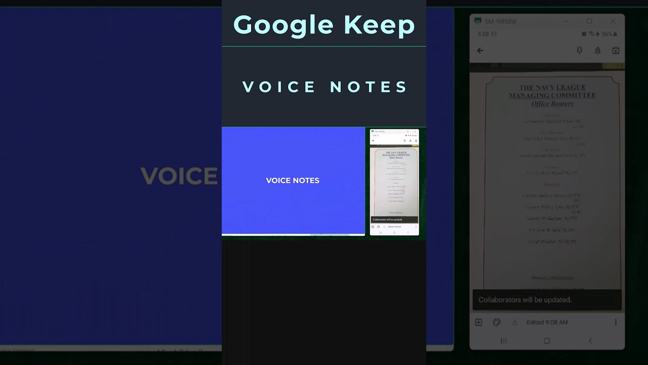 How To Take Voice Notes With Google Keep googlekeep voicenotes How To Take Voice Notes With Google Keep googlekeep voicenotes