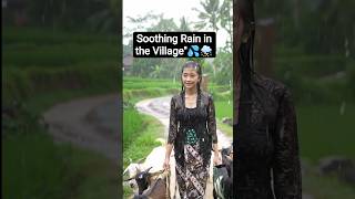 Asmrbeautiful Woman Herding Goats In The Rain