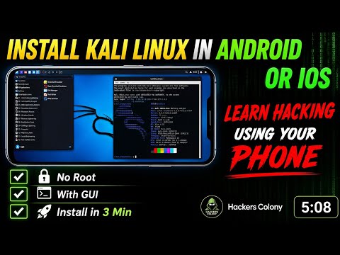 Install Kali Linux on Android using Termux 🔥 No Root | Full GUI in 3 Min (2025)