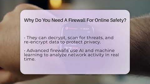 Why Do You Need A Firewall For Online Safety? - Talking Tech Trends