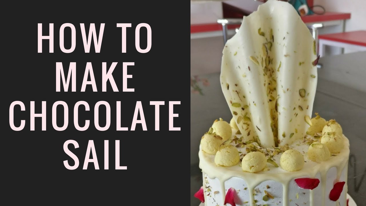 How to make chocolate sail - YouTube