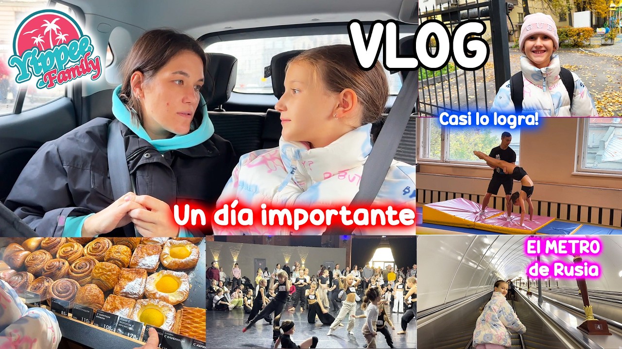ASÍ ES EL METRO DE RUSIA + Un  DÍA IMPORTANTE 🤩 ¿Erika lo logrará? - VLOG FAMILIAR
