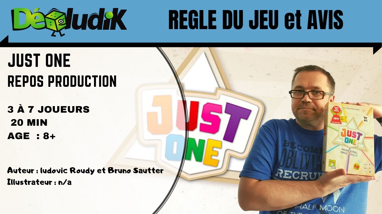 Règle du jeu Just One - jeu de société