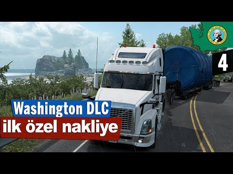 ATS Washington'da İlk Special Transport DLC İşini Aldık!  #4