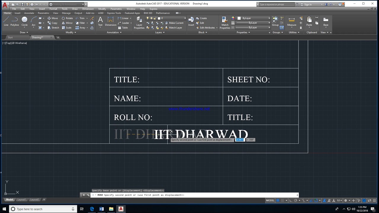 autocad-drawing-template-for-engineering-drawing-graphics-youtube