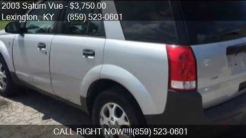 2003 Saturn Vue Base AWD 4dr SUV V6 for sale in Lexington, K