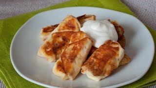 Блинчики с начинкой из творога!