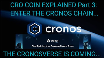 CRONOS CHAIN WILL MAKE MILLIONARES! CRO COIN/CRONOS EXPLAINED: PART 3