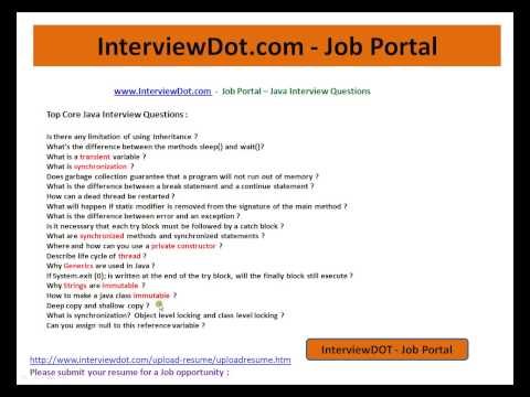 Top 95 Core Java Interview Questions