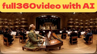 The 35th AI-generated Full 360 VR video is Mozart at the Burgtheater in 1782
