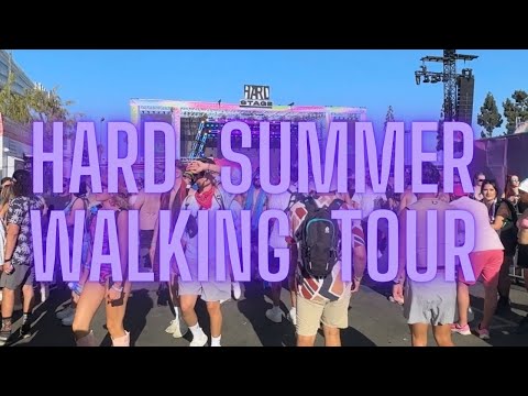 Hard Summer Music Festival Walking Tour!