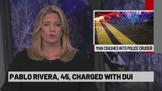 Man facing DUI charges after crashing into police car | 28/22 News