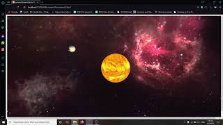 Preview of a Solar System in THREE.js
