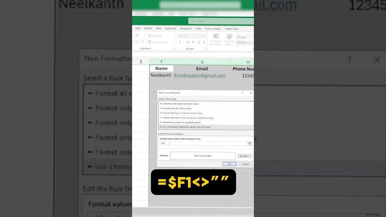 🔥Auto-Add Borders in Excel Using Conditional Formatting, Impress Your Boss with Excel Tricks 