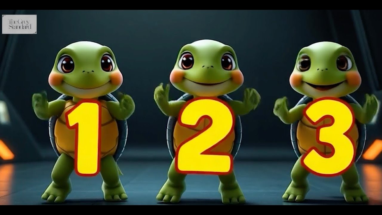 1, 2, 3 Turtle Twist | Fun Sing-Along Song for Kids | Nursery Rhymes ...