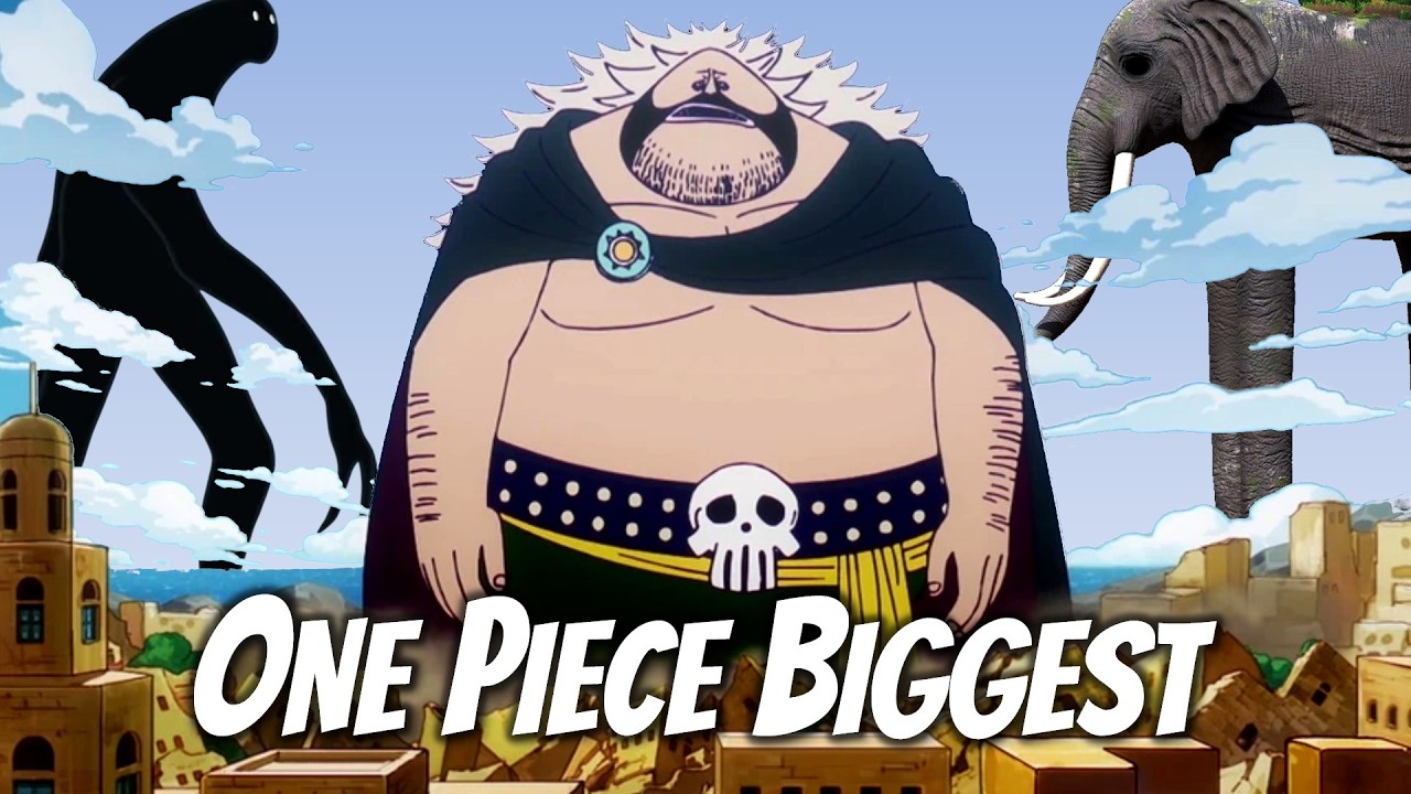 The Gigantic Creatures in One Piece - TOP 15 (80m - 50km)