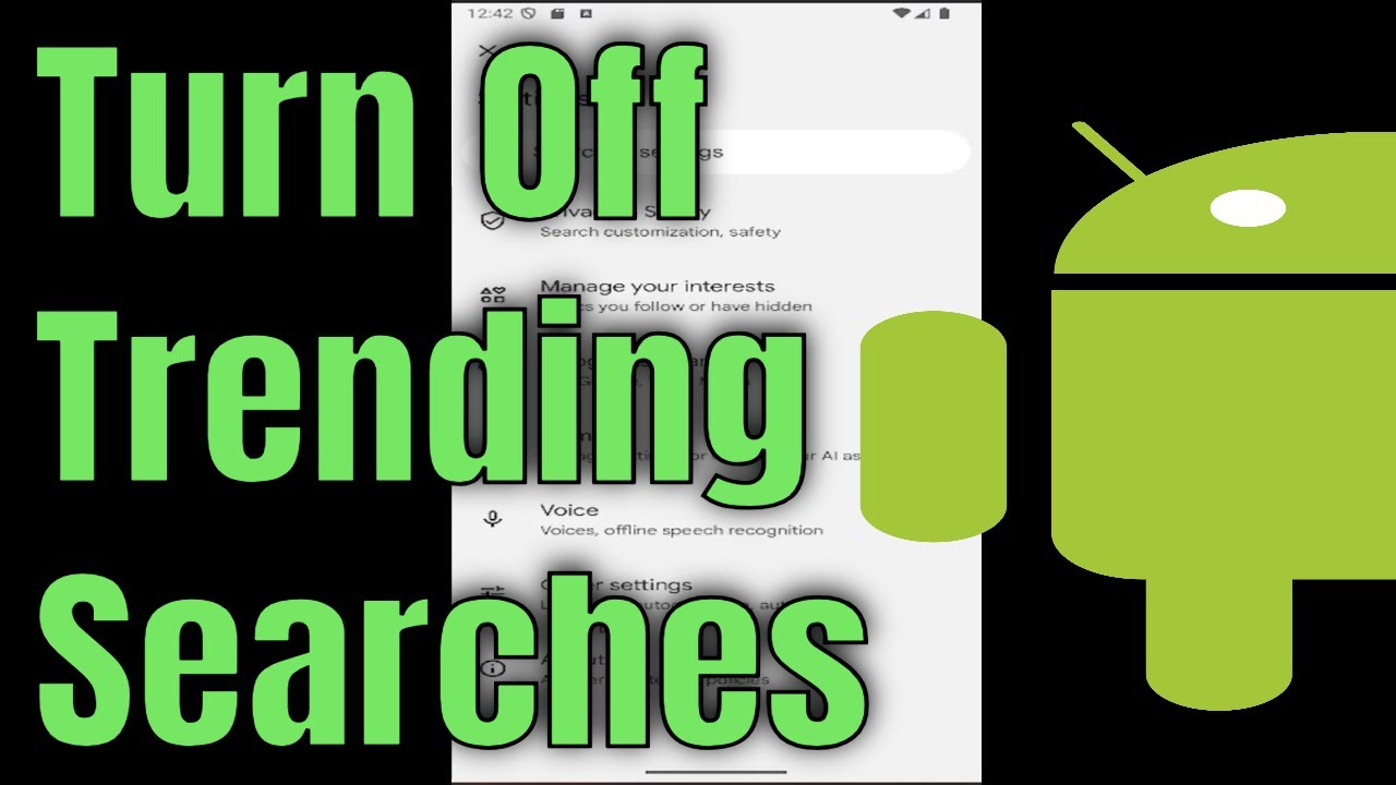 How To Turn Off Trending Searches On Android Phone [2026]