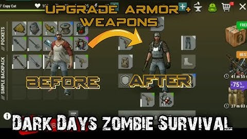 How to easy Upgrade Weapons Dark Days zombie Survival in Silo loots with low to High weapon