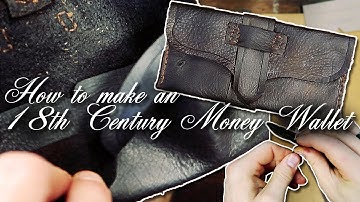 How to make an 18th century wallet | Craftsman