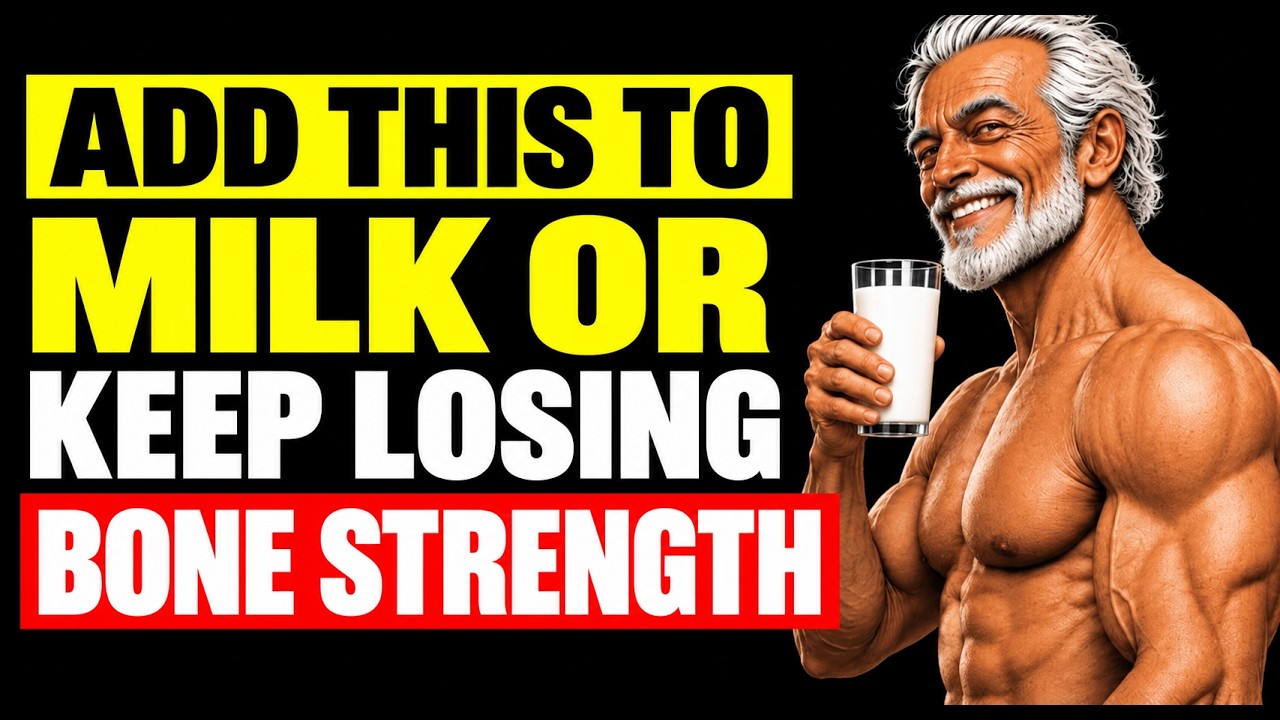 Your Bones Weaken After 60! Add This To Milk OR Keep Losing Bone ...