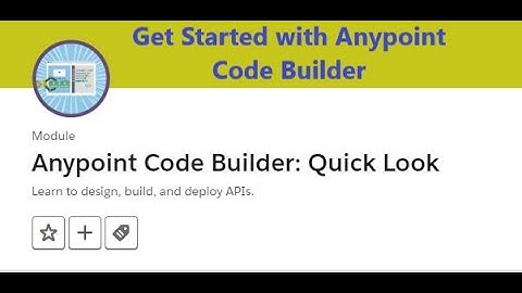 Anypoint Code Builder: Quick Look | Get Started with Anypoint Code Builder #salesforce #trailhead