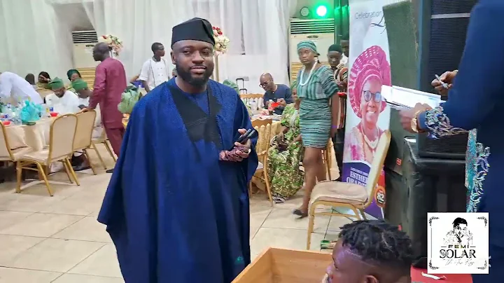 FEMI SOLAR AT CHIEF MRS ESTHER OBADIYA ADEYEMI FINAL BURIAL PARTY.  PART 2