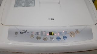 How to fix LG washing machine IE error