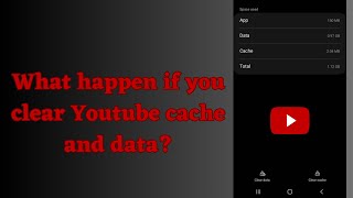 What happens if you clear Youtube Cache and Data?