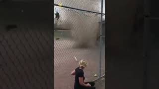 Celebrity Small Tornado Dust Devil Hits On Camera #shorts #dustdevil #tornado Profile