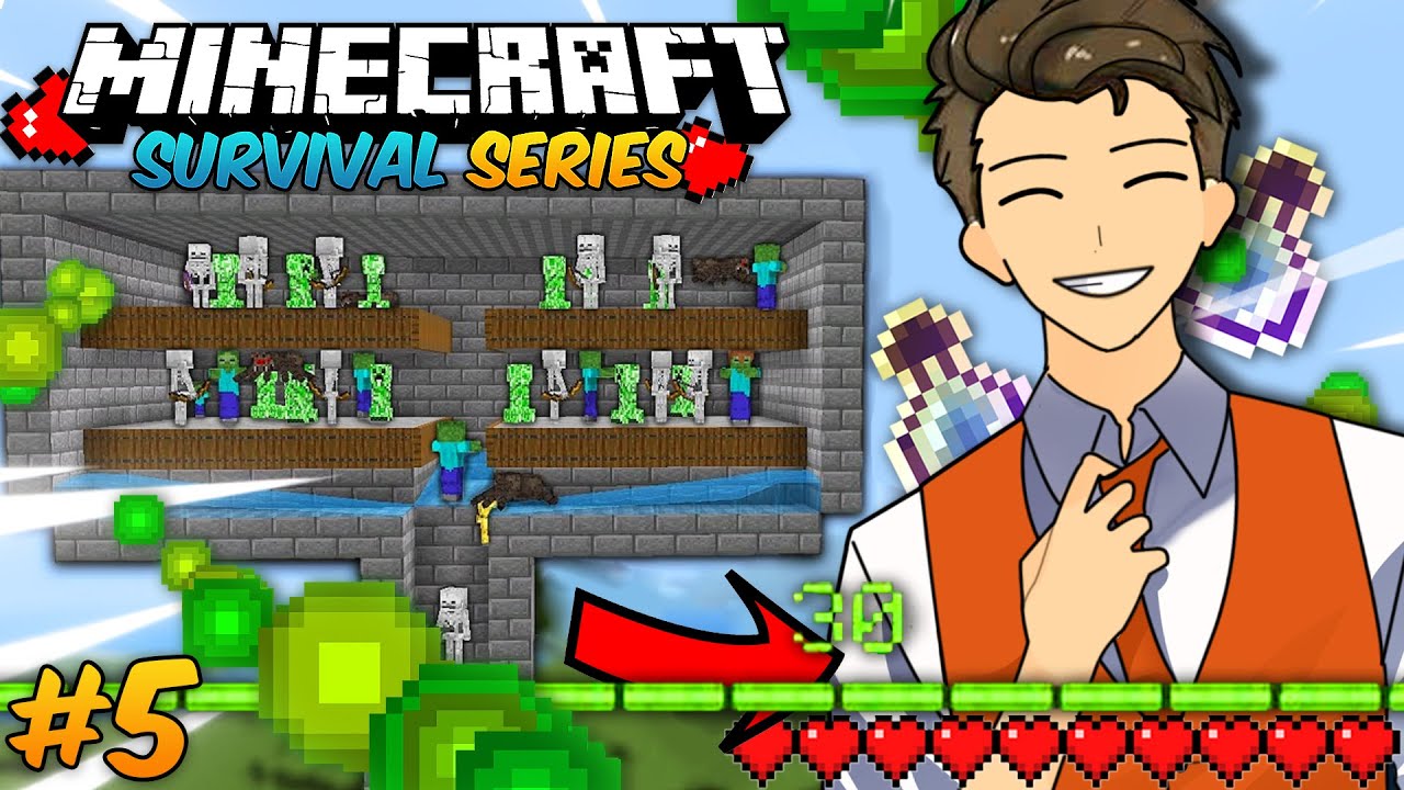 Making XP farm in Minecraft survival series #5 | funny gameplay🤣🤣
