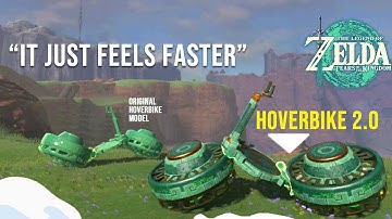 HOVER BIKE 2.0 SEEMS FASTER | ZELDA TEARS OF THE KINGDOM