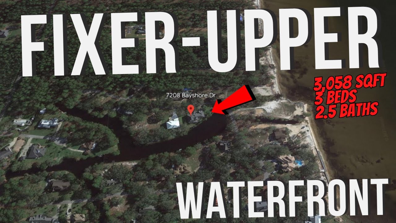 Waterfront FixerUpper Home Up For Sale Lakefront Stunner Across From