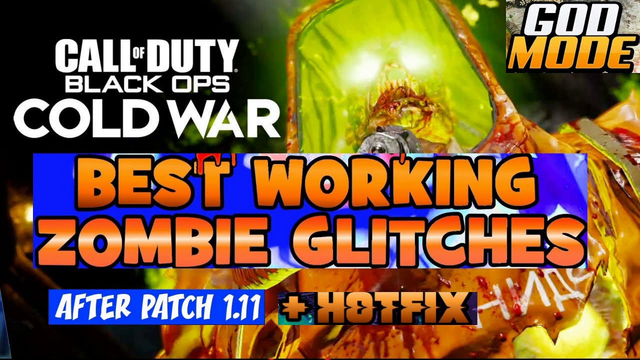 Cold War Zombie Glitches THE BEST WORKING GLITCH SPOTS(UNLIMITEDXP