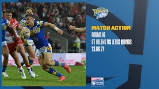 Match Action: St Helens v Leeds Rhinos