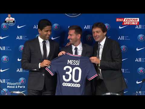 y2mate com   PSG  Présentation de Messi en direct du Parc des Princes 480p