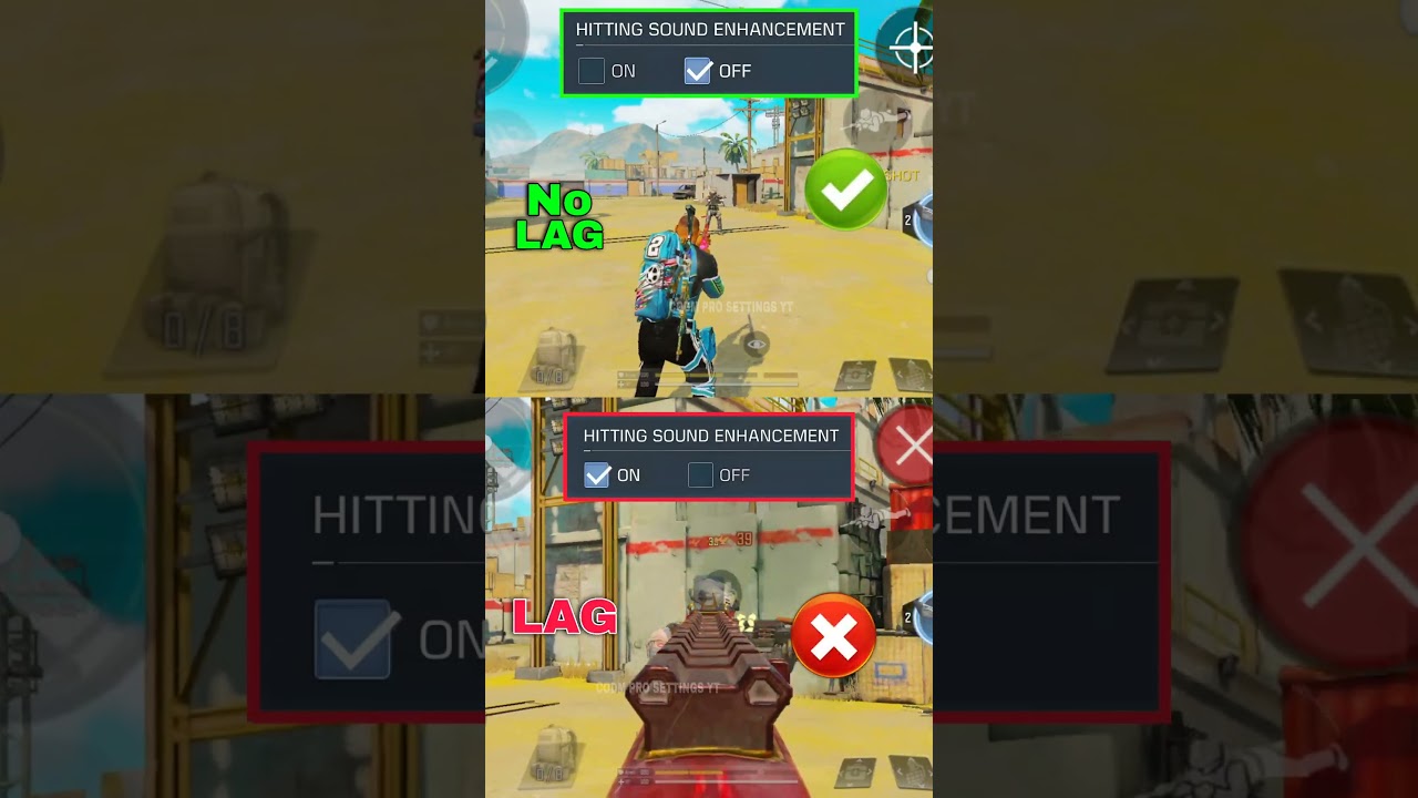 💯 Best Lag Reduce Hitting Sound in CODM BR 🔥Codm Settings Tutorial 😎 