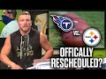 Pat McAfee Reacts To The Steelers Titans Game Being Suspended To Monday