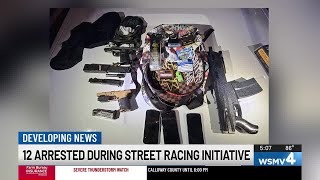 12 arrested, including 7 teens, during police Street Racer Initiative in South Nashville