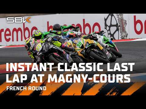 MUST-WATCH: WorldSPB field puts on an epic last lap at Magny Cours 🍿 | 2026 #FrenchWorldSBK 🇫🇷