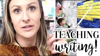 A Day in the Life of a 3rd Grade Teacher - WATCH US WRITE! @EarlyEDventures