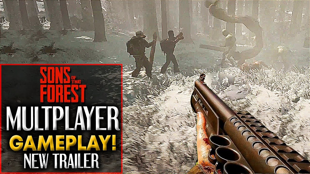 Sons Of The Forest Gameplay Trailer NEW (The Forest 2) 