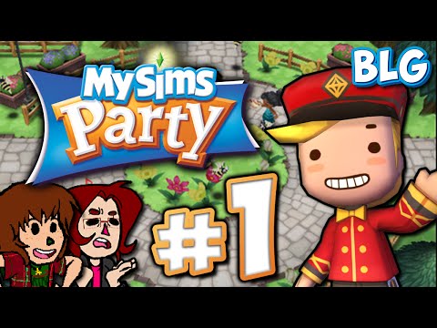 MySims Party Gameplay (Wii) - Part 1- Rise of Blugrpi!!