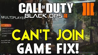 Black Ops 3 NOT WORKING FIX! Black Ops 3 BETA Can't Join Game BO3 BETA Multiplayer FIX!
