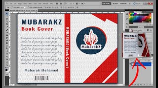 Cover Book Two Sided - Sida Ugu Fudud Ee Loo Sameeyo Photoshop | MubarakZ